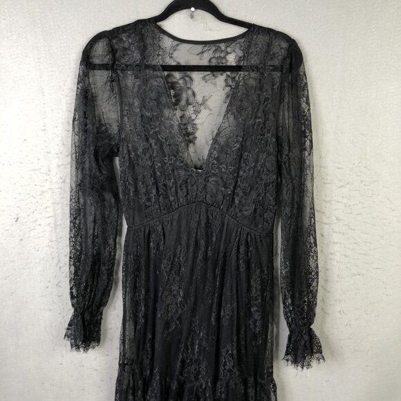 Baltic Born Black Lace Maxi Dress - Picture 3 of 16